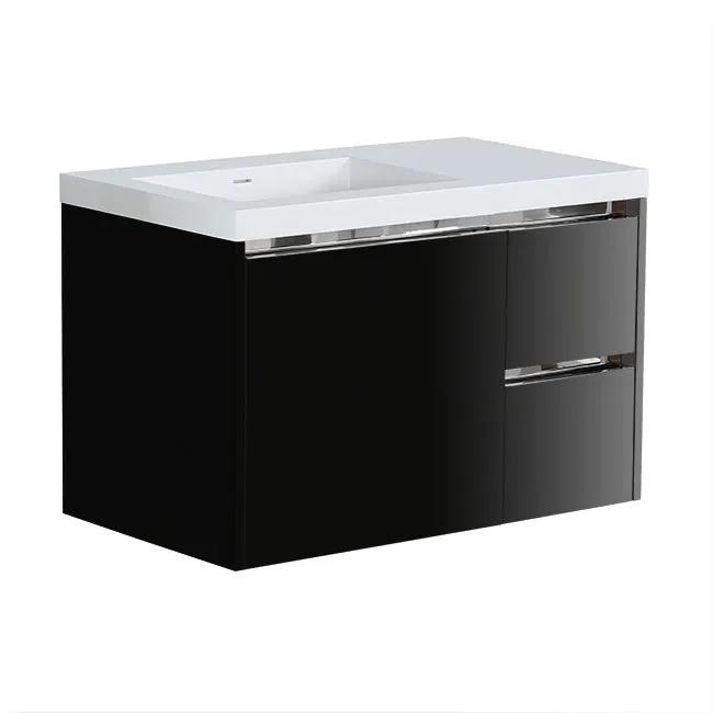 Lacava Kubista 36" Wall-Mount Under Counter Vanity - Left by Lacava