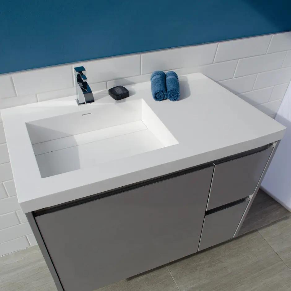 matte ardesia vanity