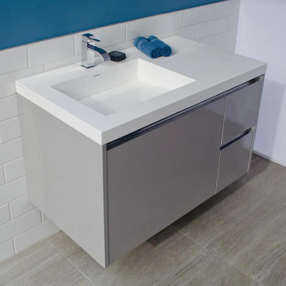 matte ardesia vanity
