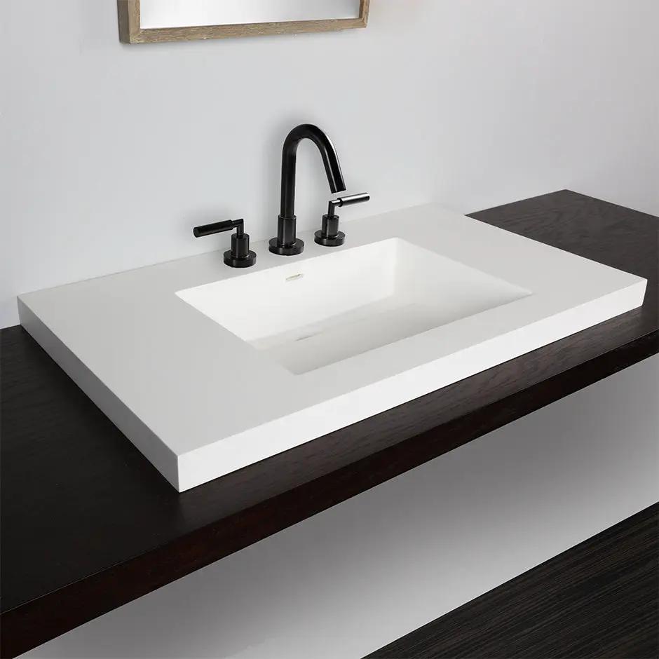 gloss white sink