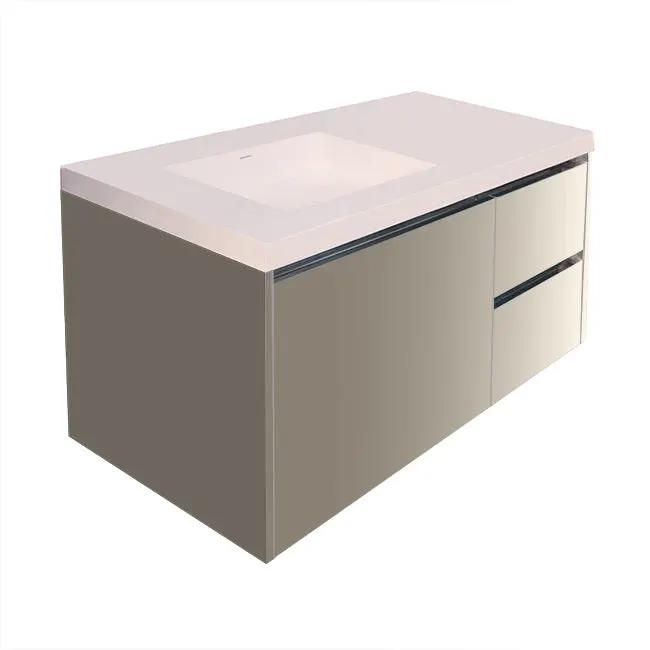 Lacava Kubista 48" Wall-Mount Under Counter Vanity - Left by Lacava