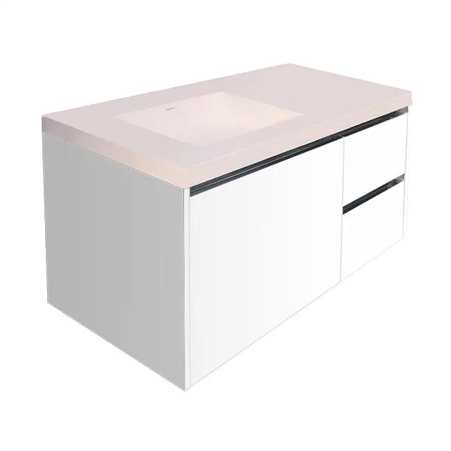Lacava Kubista 48" Wall-Mount Under Counter Vanity - Left by Lacava