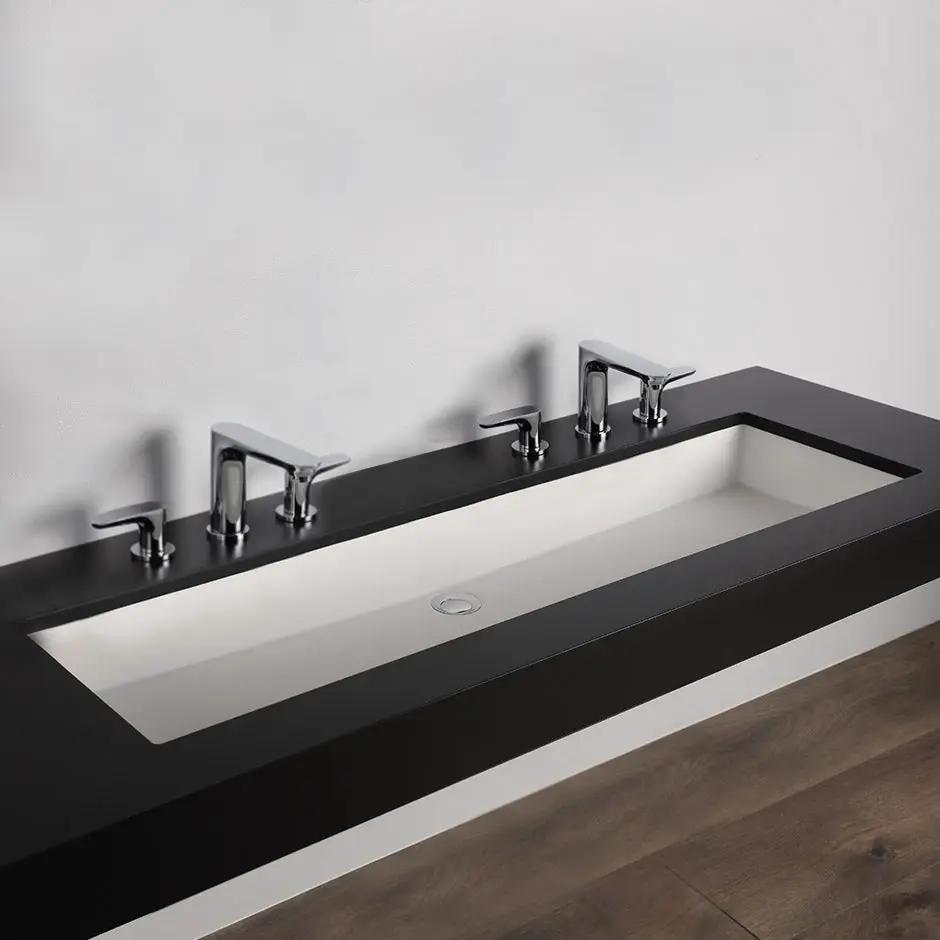polished chrome faucet