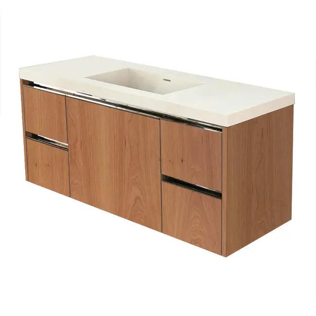 natural cherry vanity