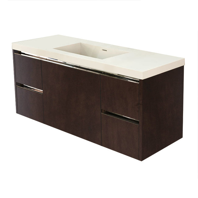 Lacava Kubista 48" Wall-Mount Under Counter Vanity by Lacava