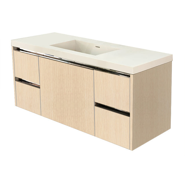 Lacava Kubista 48" Wall-Mount Under Counter Vanity by Lacava