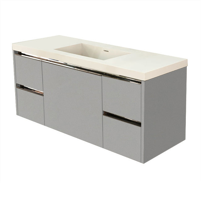 Lacava Kubista 48" Wall-Mount Under Counter Vanity by Lacava