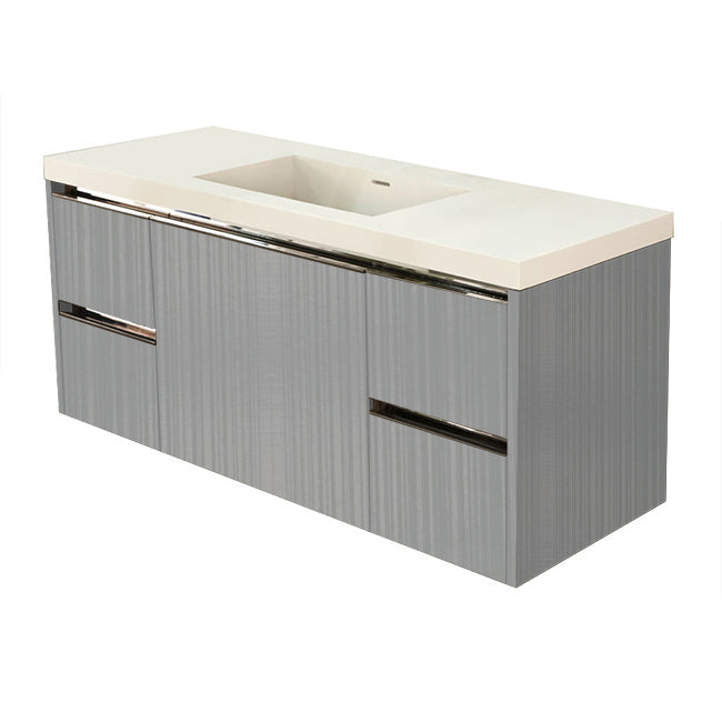 Lacava Kubista 48" Wall-Mount Under Counter Vanity by Lacava