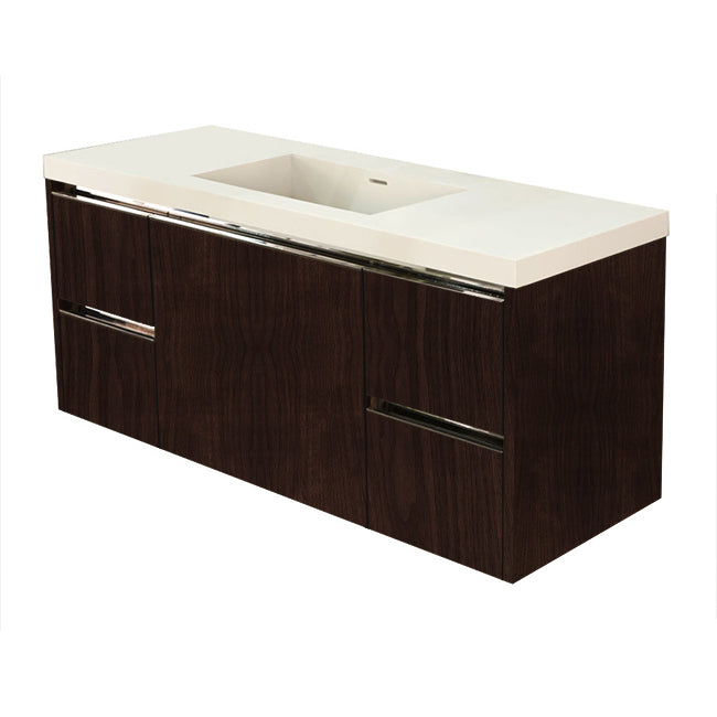 Lacava Kubista 48" Wall-Mount Under Counter Vanity by Lacava