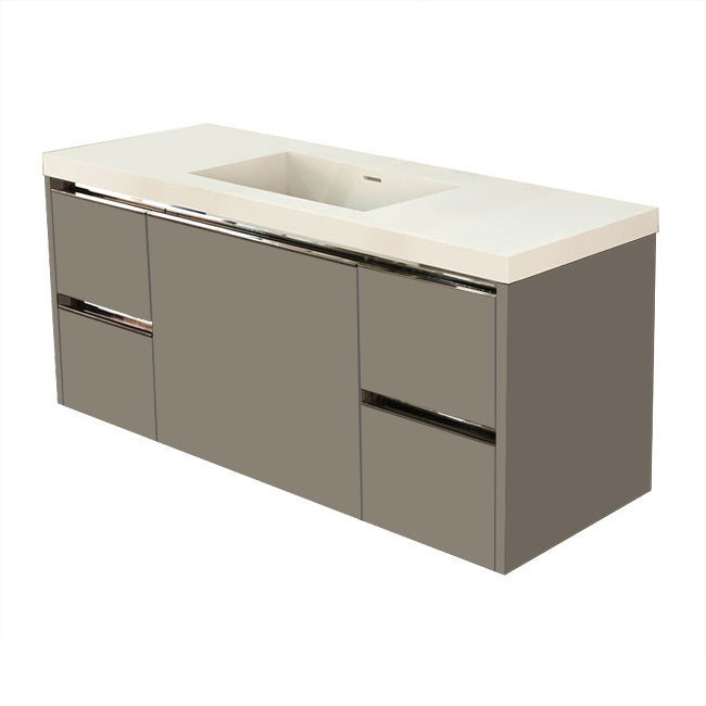 Lacava Kubista 48" Wall-Mount Under Counter Vanity by Lacava
