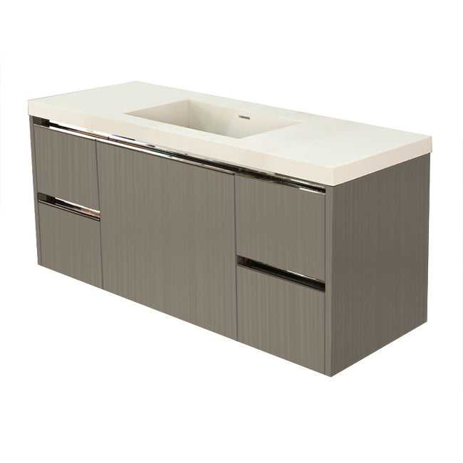 Lacava Kubista 48" Wall-Mount Under Counter Vanity by Lacava