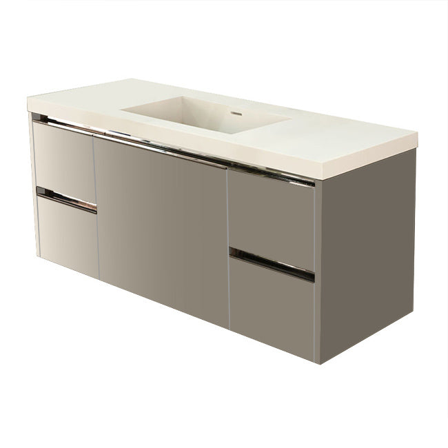 Lacava Kubista 48" Wall-Mount Under Counter Vanity by Lacava