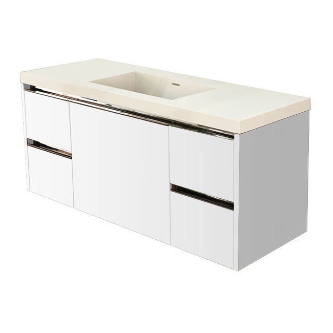 Lacava Kubista 48" Wall-Mount Under Counter Vanity by Lacava