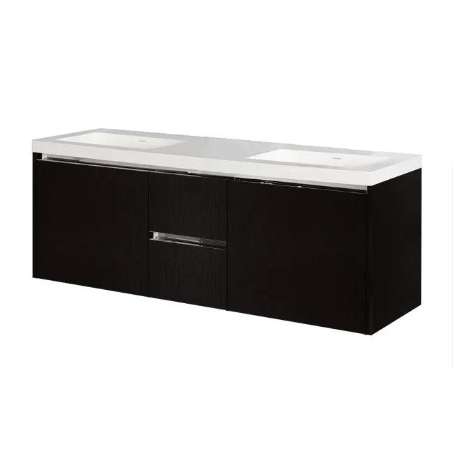 Lacava Kubista 60" Wall-Mount Under Counter Vanity by Lacava