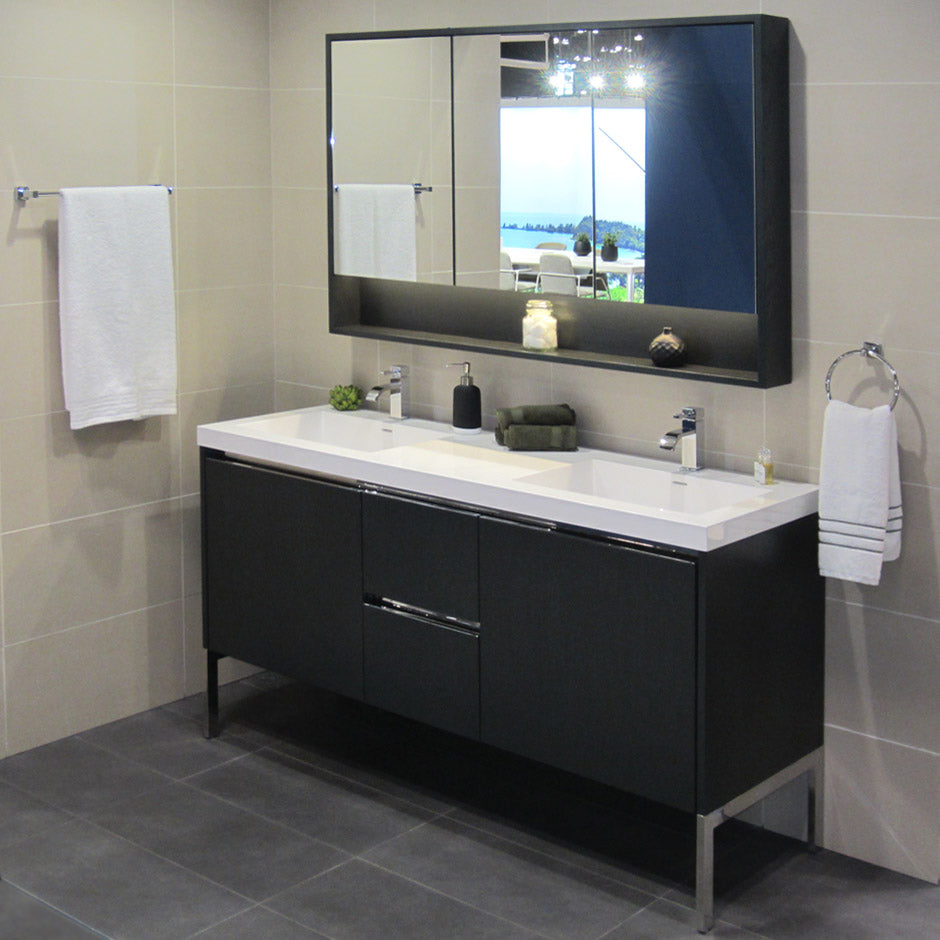 ash gray vanity