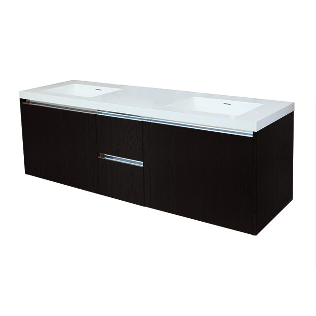 Lacava Kubista 72" Wall-Mount Under Counter Vanity by Lacava