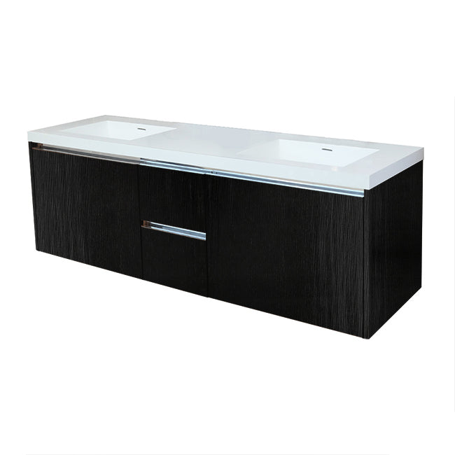 Lacava Kubista 72" Wall-Mount Under Counter Vanity by Lacava