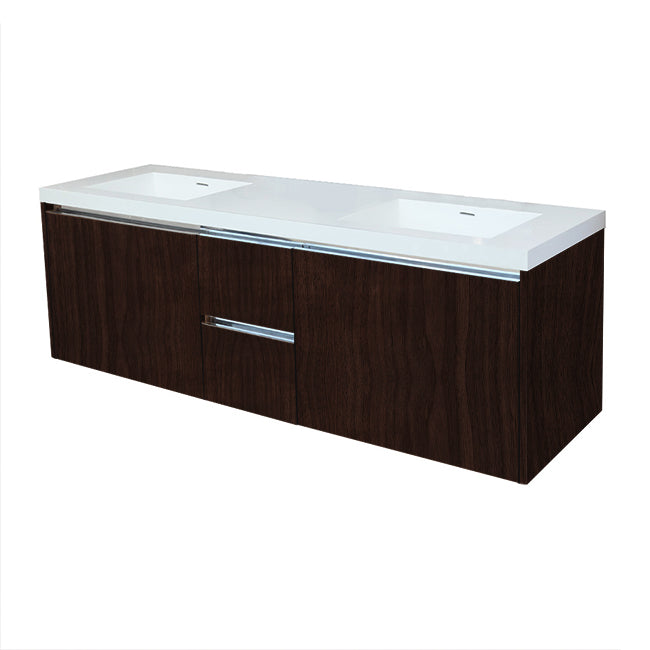 Lacava Kubista 72" Wall-Mount Under Counter Vanity by Lacava
