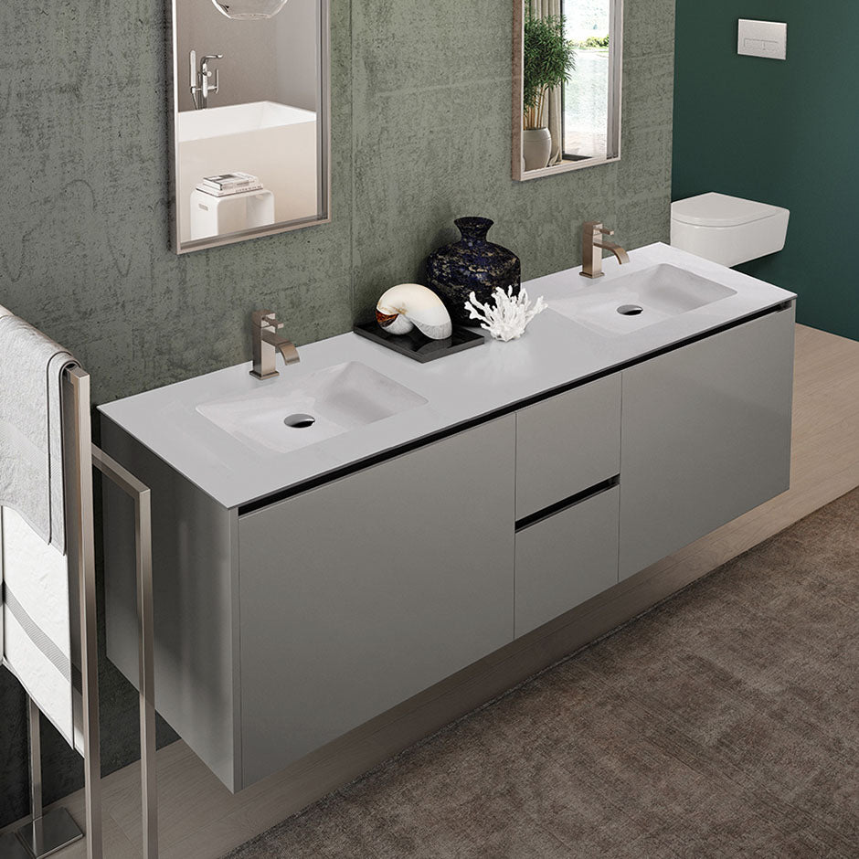 matte ardesia vanity