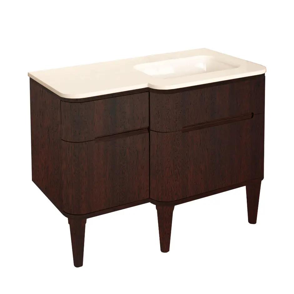 african mahogany vanity