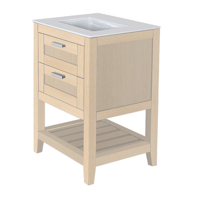 Lacava Stile 24" Free Standing Under-Counter Vanity