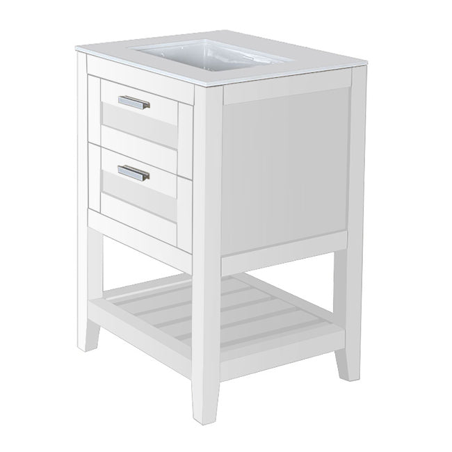 Lacava Stile 24" Free Standing Under-Counter Vanity by Lacava