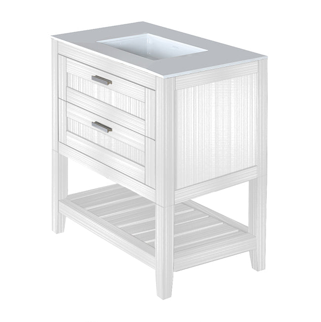 Lacava Stile 30" Free Standing Under-Counter Vanity by Lacava