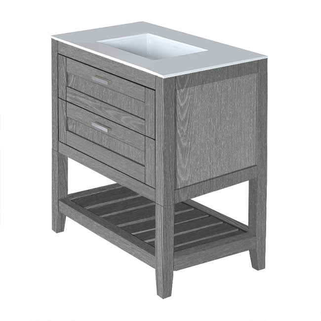 Lacava Stile 30" Free Standing Under-Counter Vanity by Lacava
