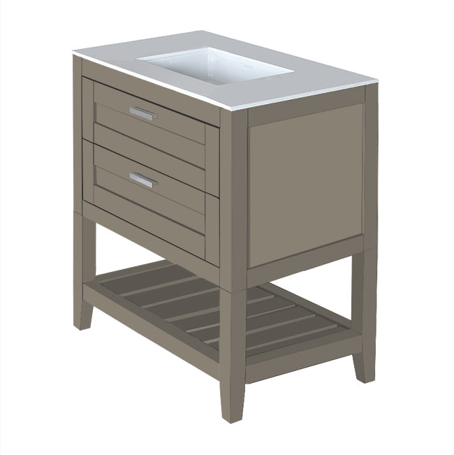 Lacava Stile 30" Free Standing Under-Counter Vanity