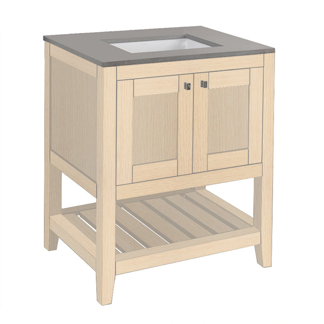 Lacava Stile 30" Free Standing Under-Counter Vanity by Lacava