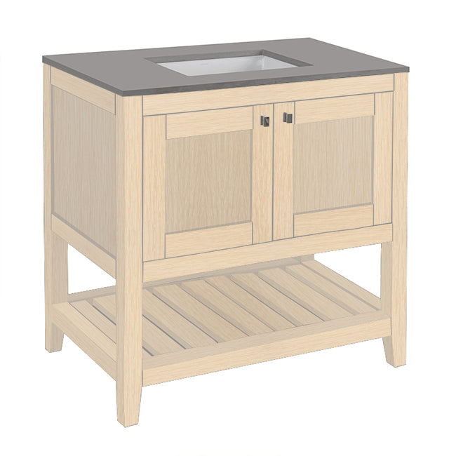 Lacava Stile 36" Free Standing Under-Counter Vanity