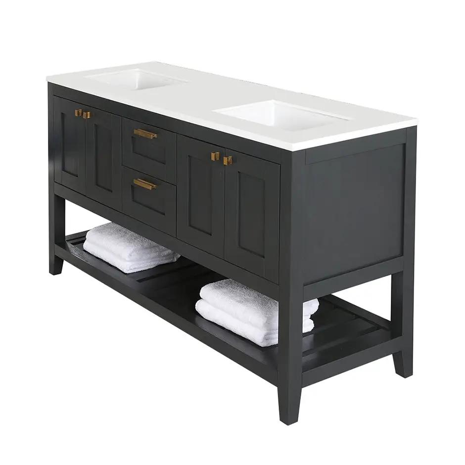 ash gray vanity