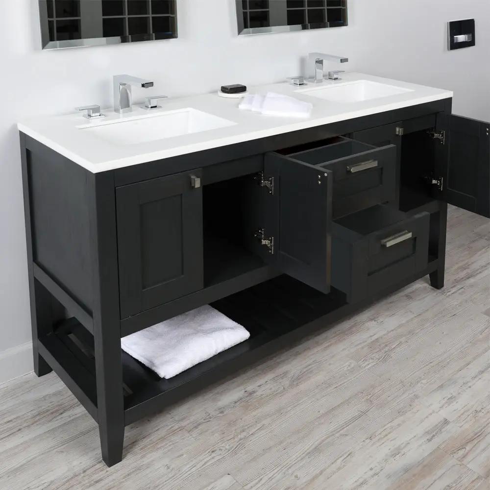 ash gray vanity