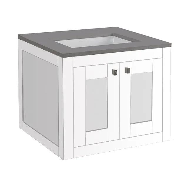 Lacava Stile 24" Wall-Mount Under-Counter Vanity by Lacava