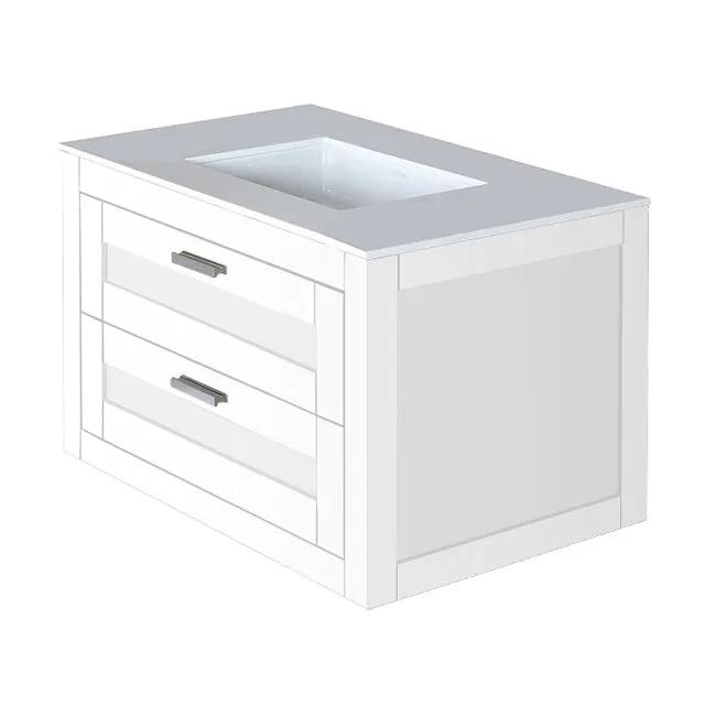 Lacava Stile 30" Wall-Mount Under-Counter Vanity by Lacava