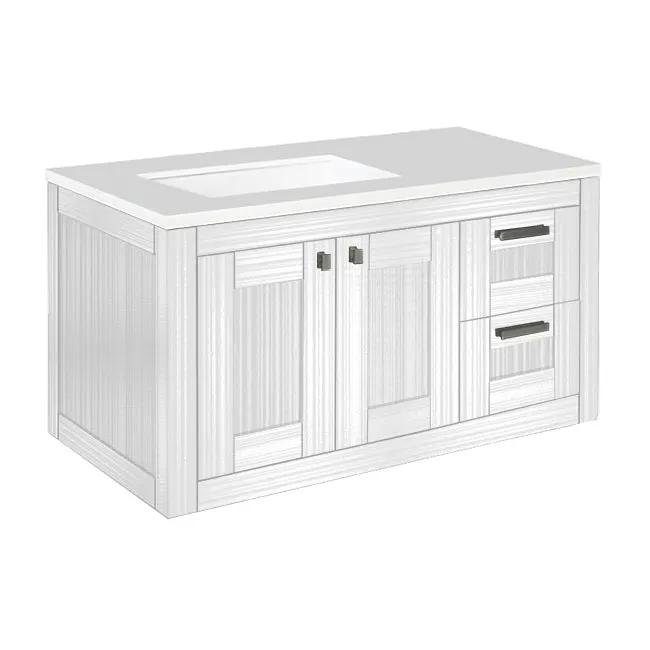 Lacava Stile 36" Wall-Mount Under-Counter Vanity - Left by Lacava