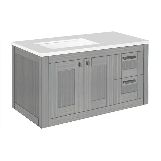 Lacava Stile 36" Wall-Mount Under-Counter Vanity - Left by Lacava