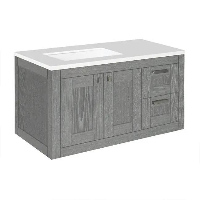 Lacava Stile 36" Wall-Mount Under-Counter Vanity - Left by Lacava