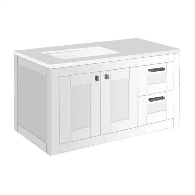 Lacava Stile 36" Wall-Mount Under-Counter Vanity - Left by Lacava
