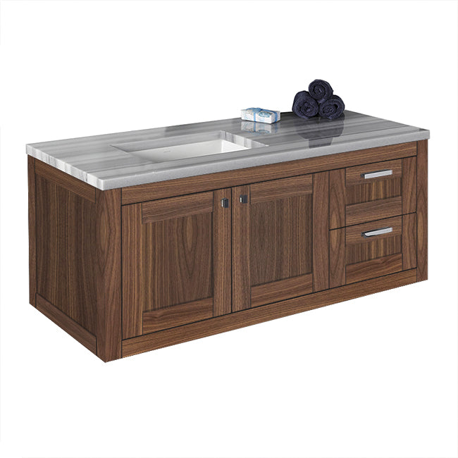 Lacava Stile 48" Wall-Mount Under-Counter Vanity - Left