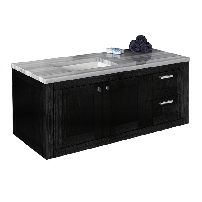 Lacava Stile 48" Wall-Mount Under-Counter Vanity - Left