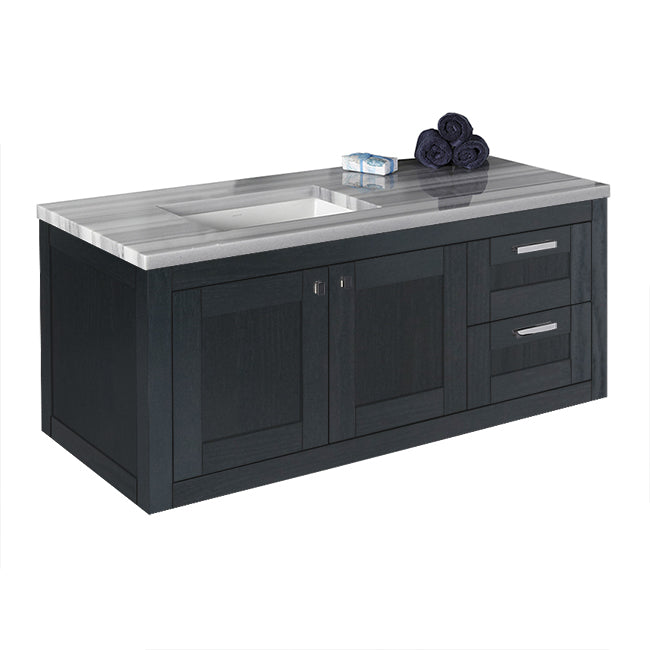 Lacava Stile 48" Wall-Mount Under-Counter Vanity - Left