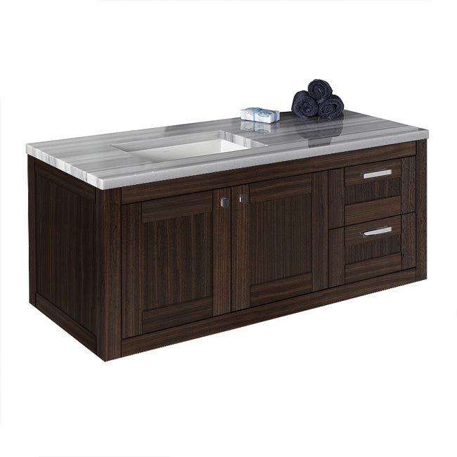 Lacava Stile 48" Wall-Mount Under-Counter Vanity - Left