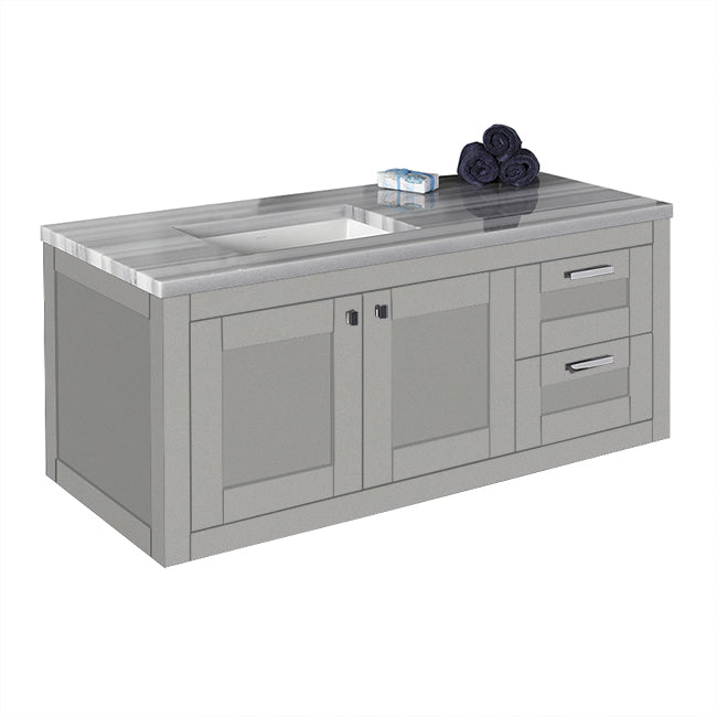 Lacava Stile 48" Wall-Mount Under-Counter Vanity - Left by Lacava
