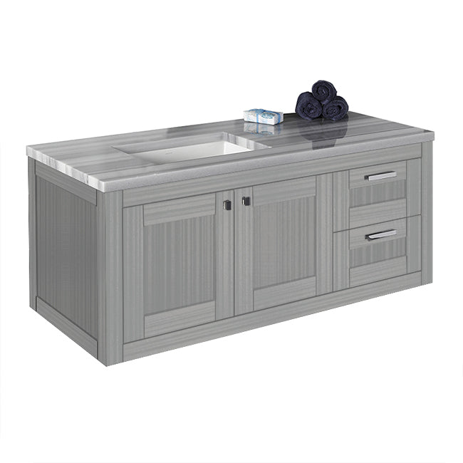 Lacava Stile 48" Wall-Mount Under-Counter Vanity - Left