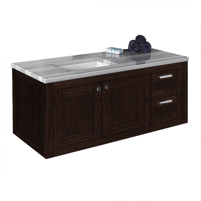 Lacava Stile 48" Wall-Mount Under-Counter Vanity - Left by Lacava