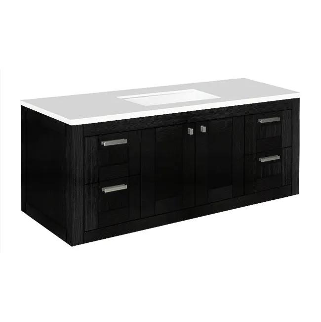 Lacava Stile 60" Wall-Mount Under-Counter Double Vanity by Lacava