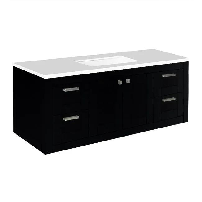 Lacava Stile 60" Wall-Mount Under-Counter Double Vanity by Lacava