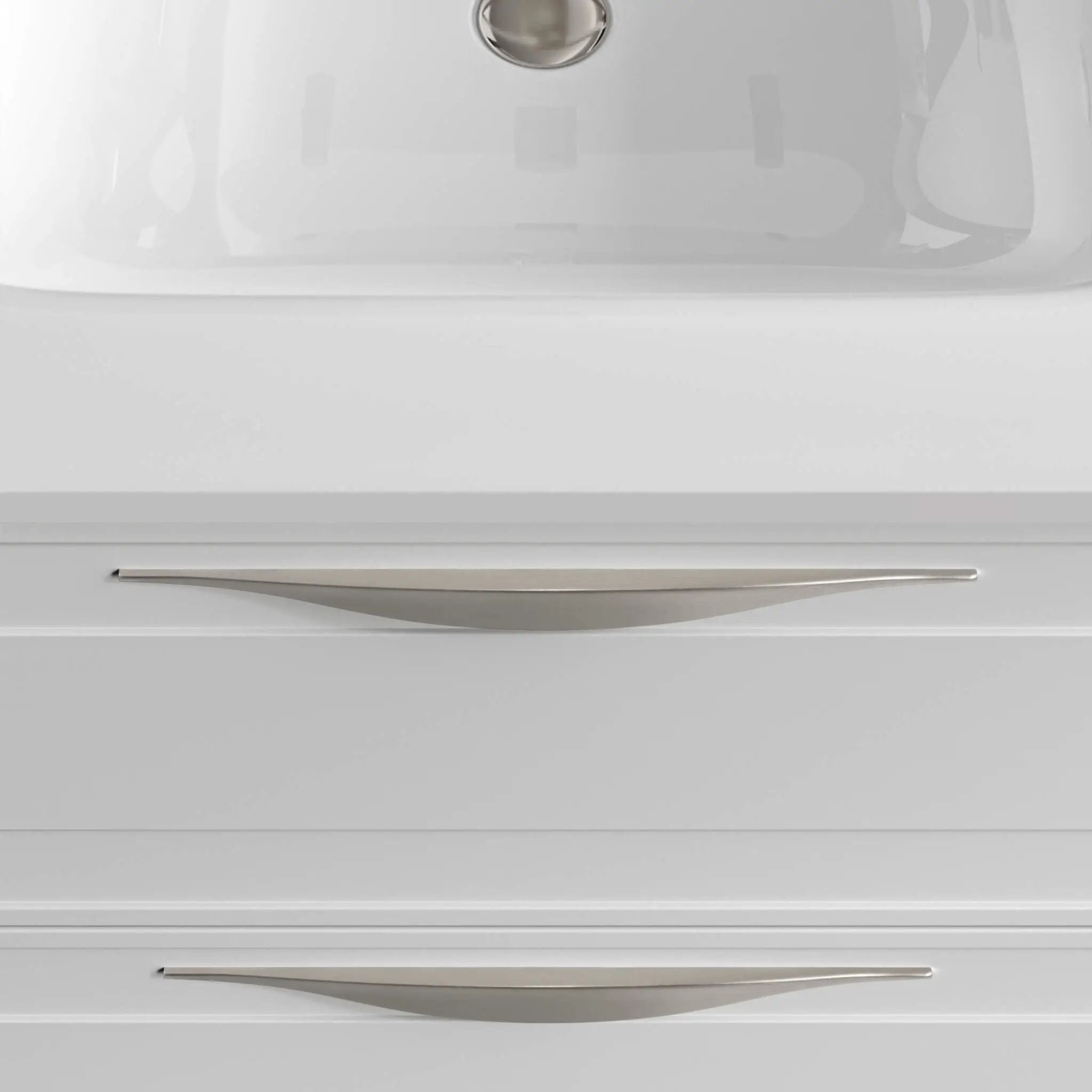 brushed nickel vanity handles