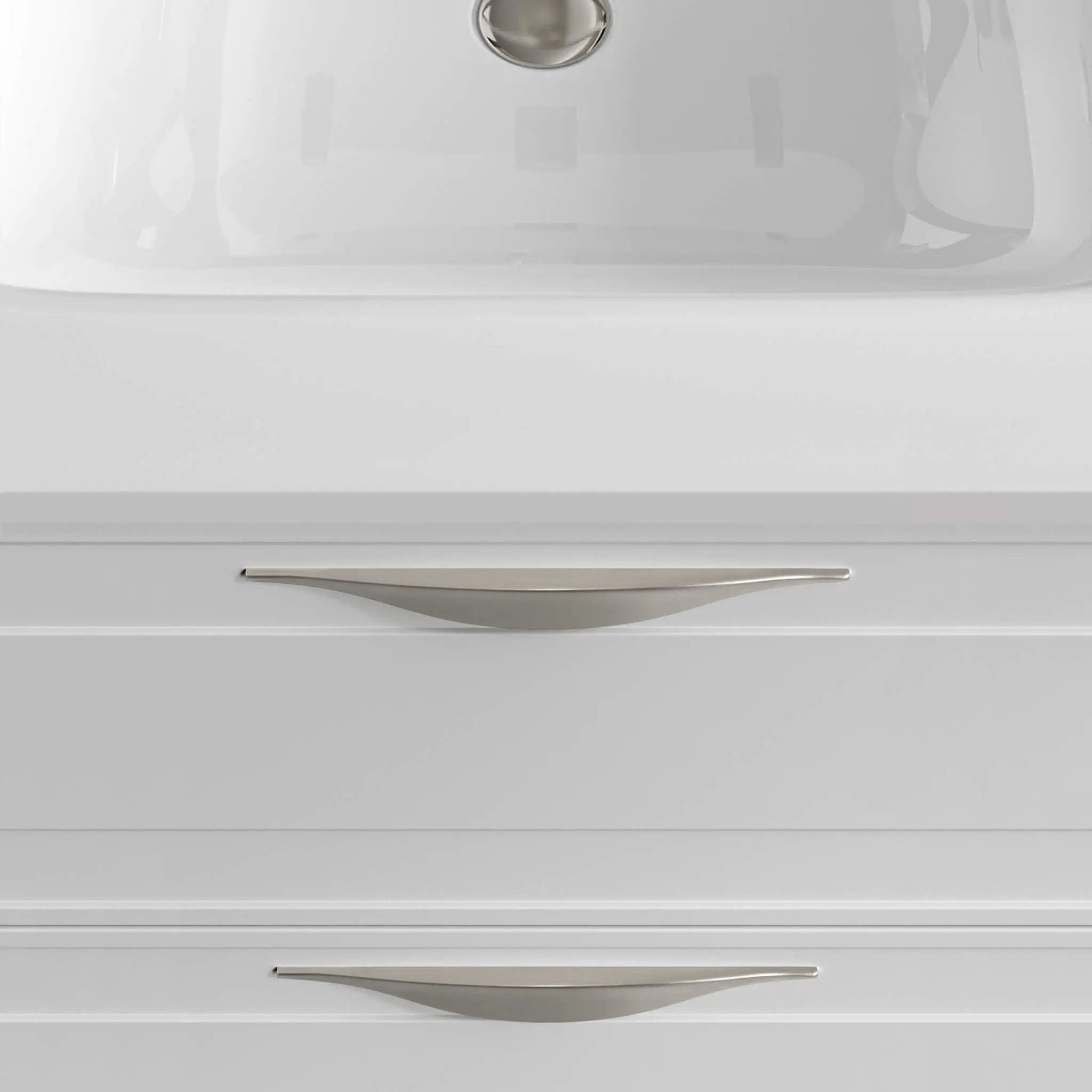 brushed nickel vanity handles
